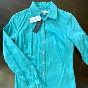 Fitted shirt, non-iron, button down